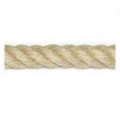 Hanf-Seil  Form B, 4- schäftig gedreht  naturfarbig  6-40  mm Ø (DIN EN 1261)